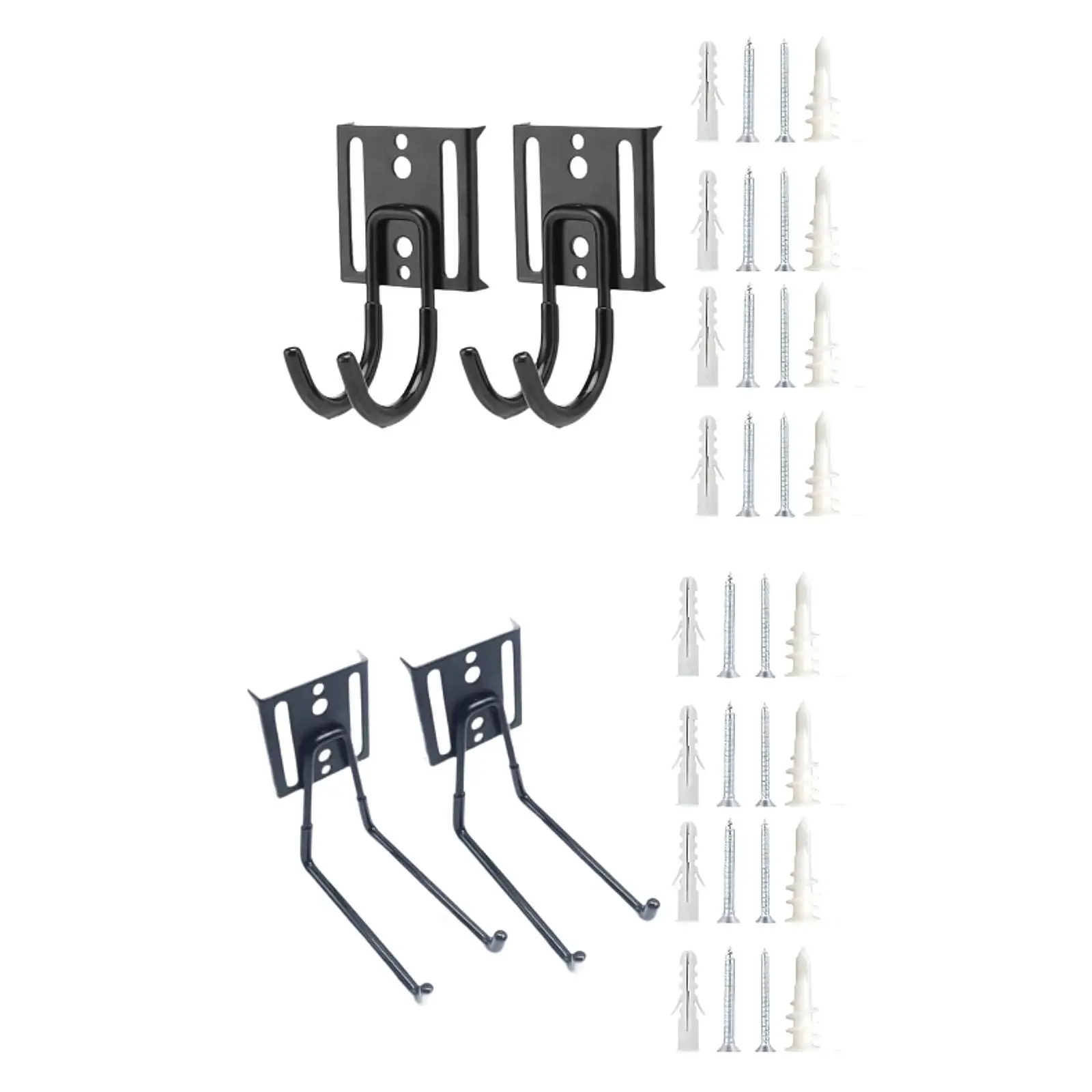 2Pcs Heavy Duty Garage Hooks,Storage Hanger Organizer Wall Mounted Hooks Utility Hooks for Chairs Extension Cord Cable Lumber