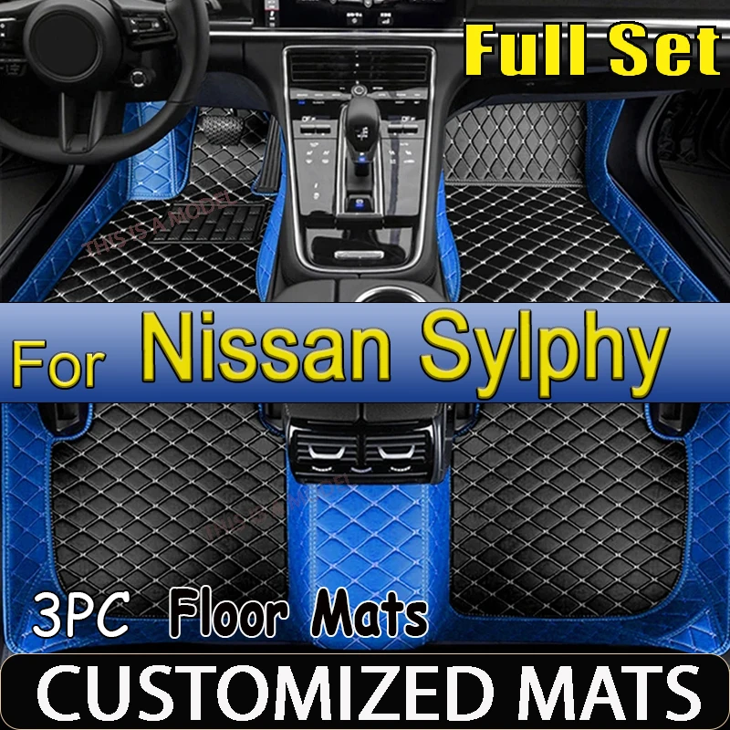 Car Floor Mats For Nissan Sylphy 2019 2018 2017 2016 2015 2014 2013 2012 2011 2010 2009 2008 2007 2006 Sentra B17 Accessories