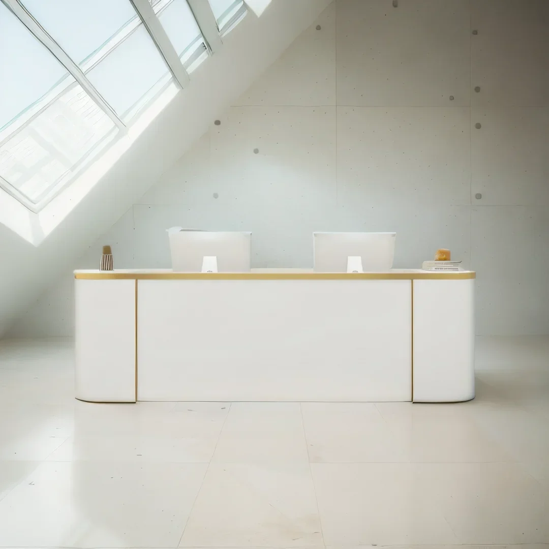 

Приемная Бизнес Элегантный Офис Стол Ресторан Стол Магазин Стойка Салон Одежды Парикмахерская Escritorio Супермаркет