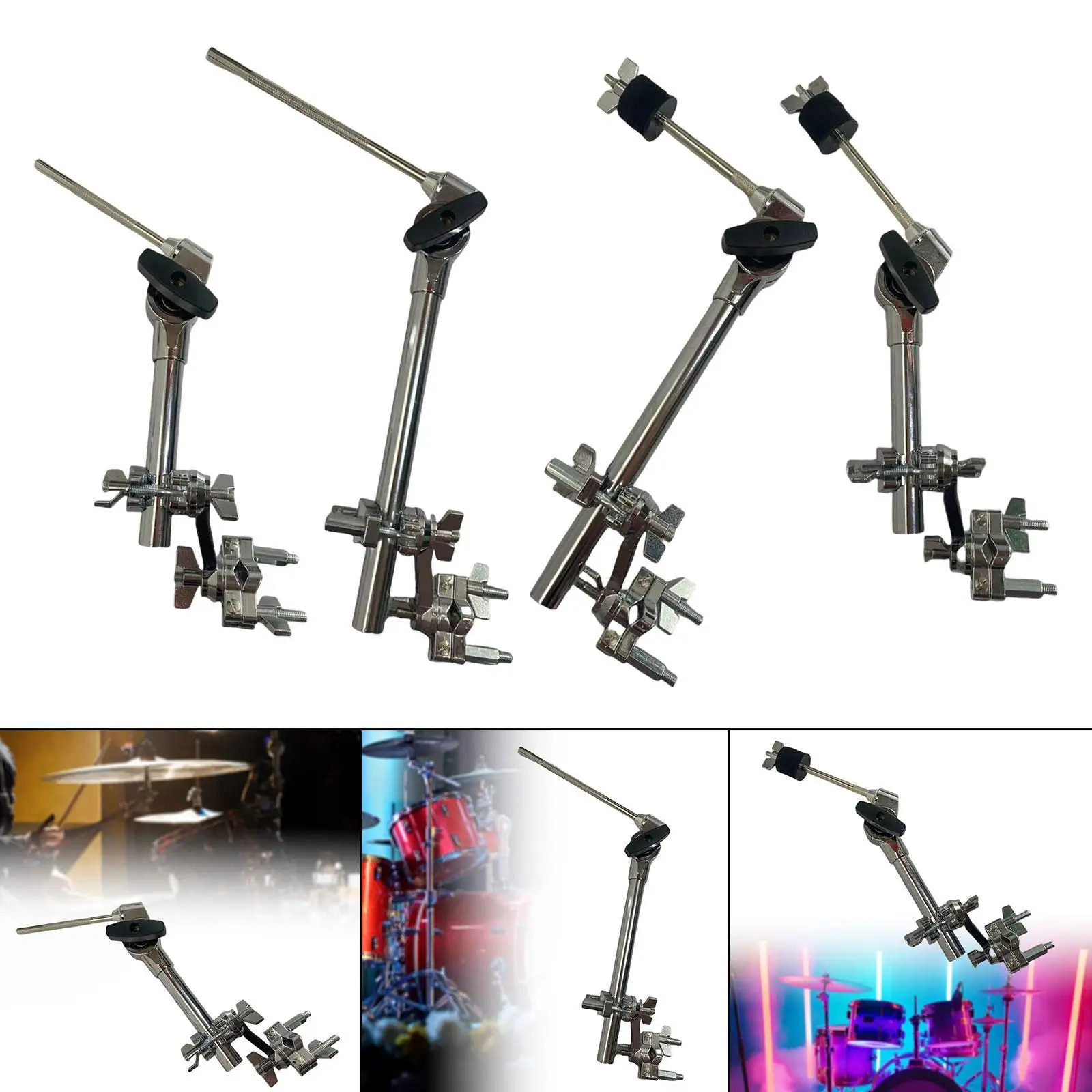 Cymbal Arm Holder Drum Parts Extension Grabber Cymbal Arm Drum Cymbal Arm Cymbal Holder Effects Cymbals Drum Set Extension Clamp