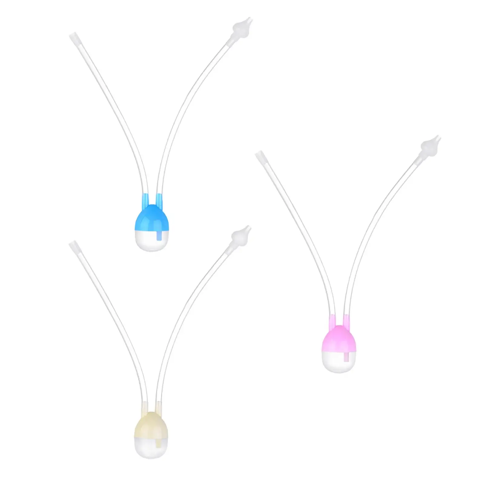 Baby Nasal Aspirator Nose Suction Clean Tool Soft Anti Reflux
