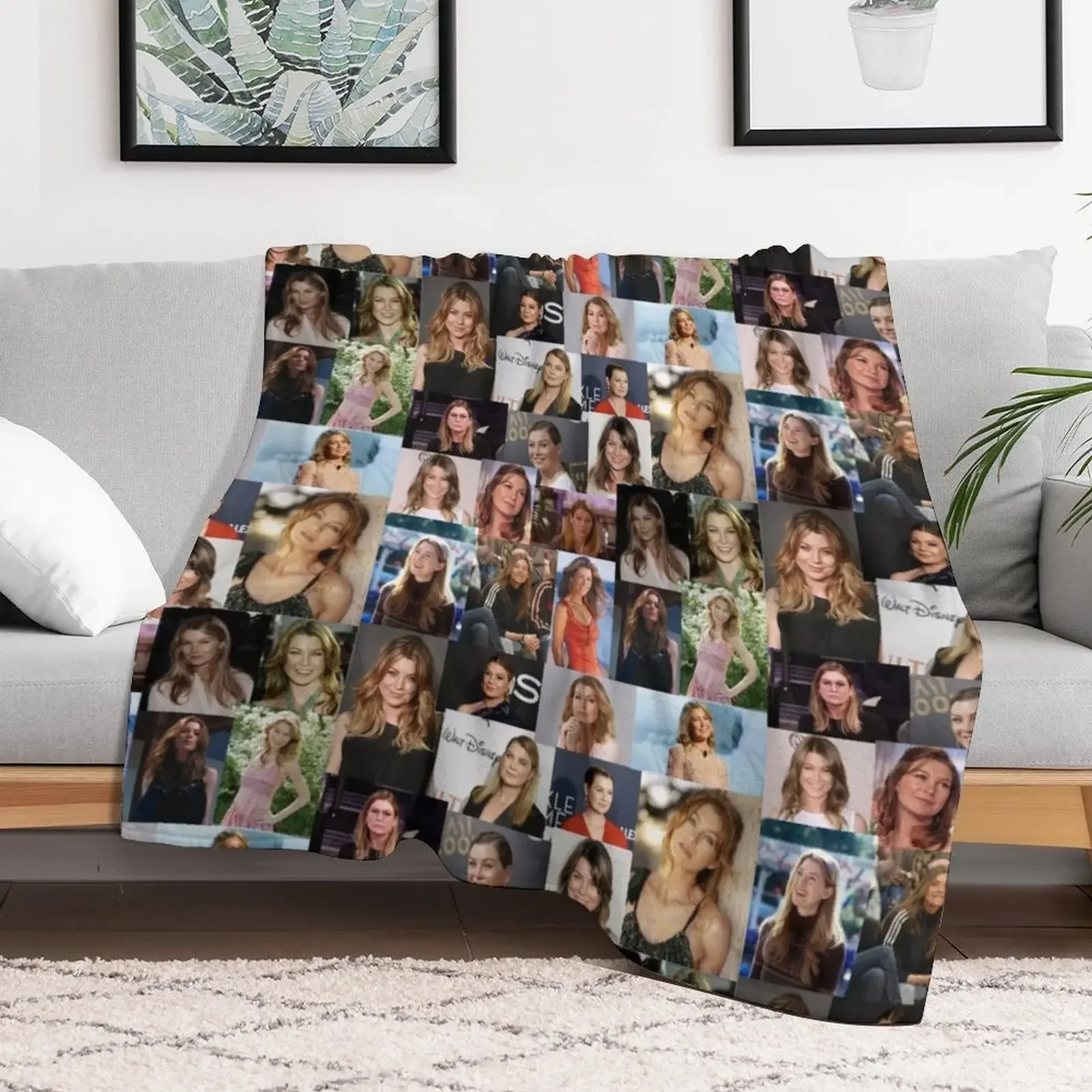 Ellen Kathleen Pompeo Throw Blanket Sofa Quilt Extra Large Throw Softest Sofa Throw Blankets