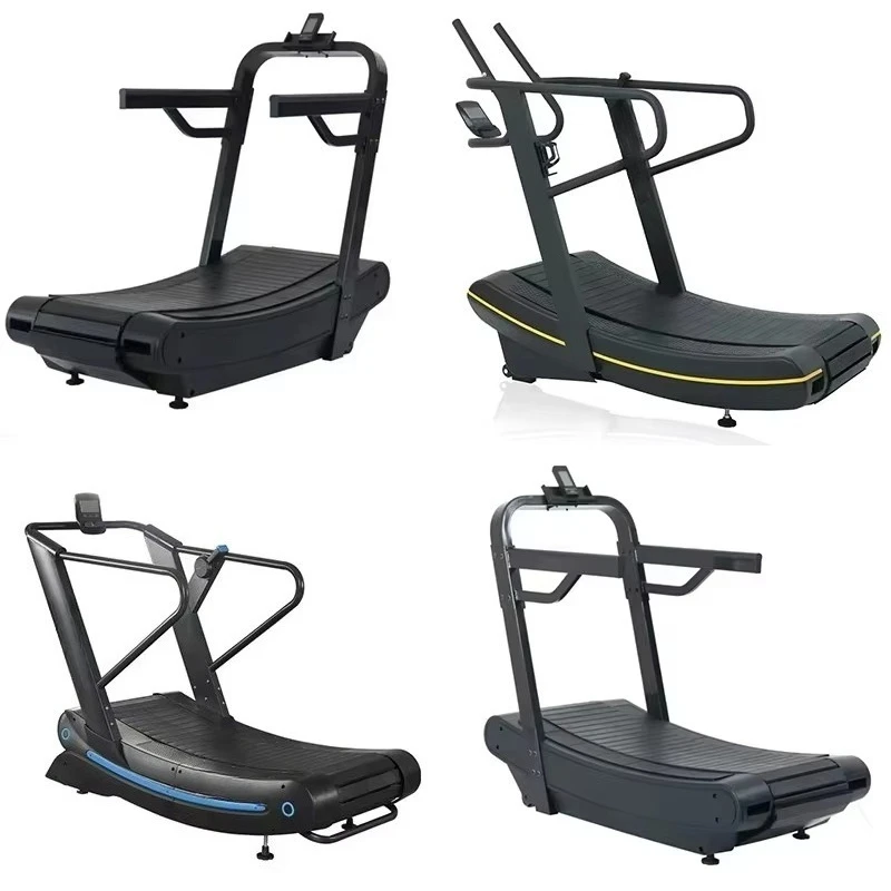 Home Use Manual Running Treadmill Hot Sale Non-Powered Curved Fitness Equipment Wireless Heart Cheap Runner Air Runner