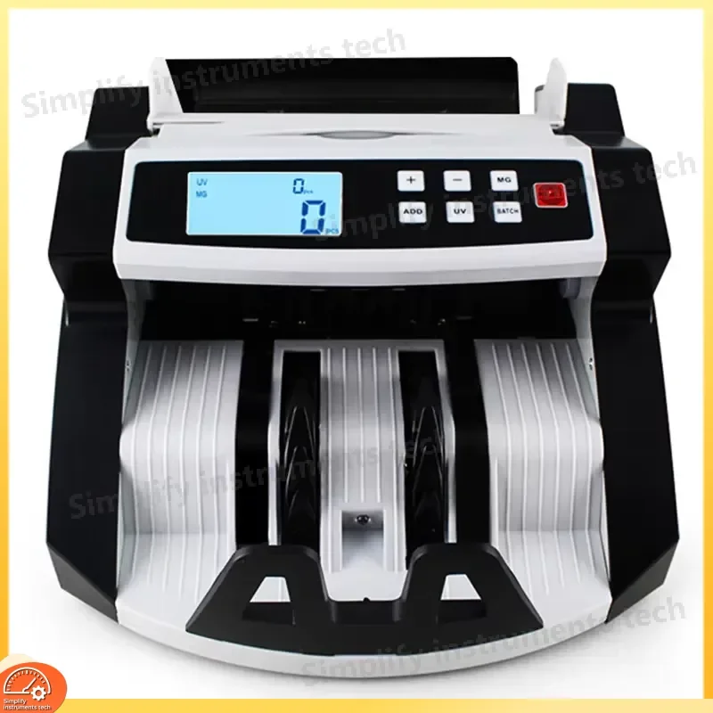 Intelligent High-Speed Currency Counter Banknote Counter with UV Detection and Magnetic Detection for USD EUR GBP CNY Cash