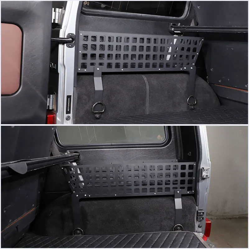 

For Mercedes Benz G Class 04-18 aluminum alloy Black Car trunk two side storage basket storage storage organizer Car Accessories