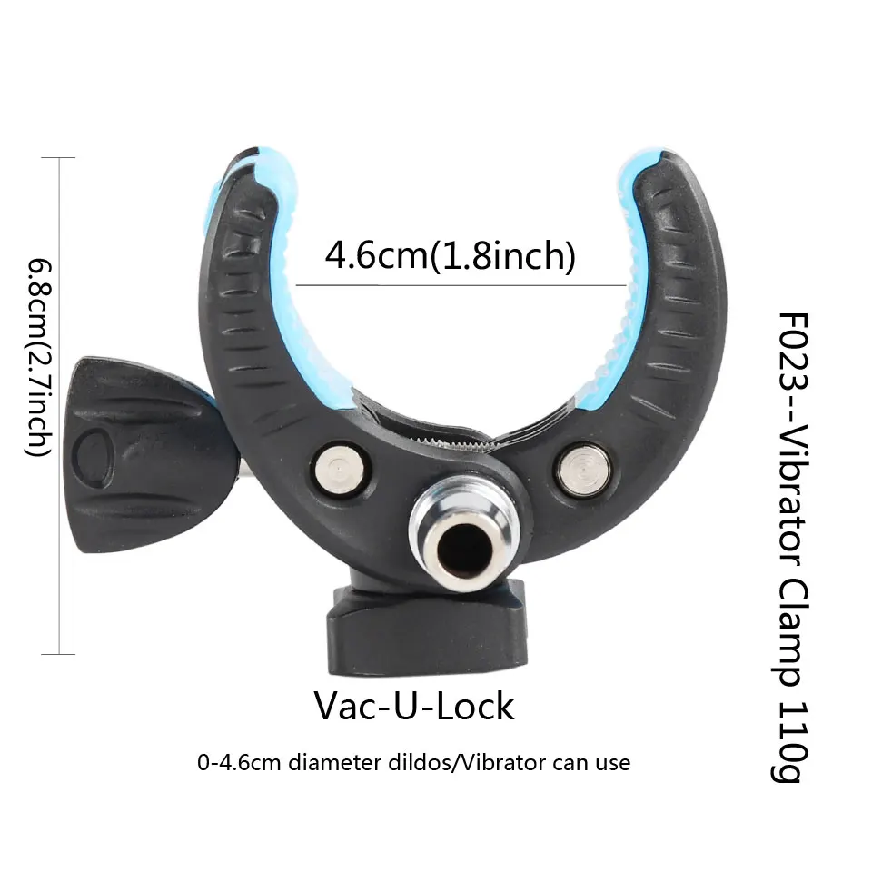 Accessorio per macchina del sesso FREDORCH per macchina per masturbazione con connettore ad aria rapida Vac-U-Lock accessori in metallo vibratore