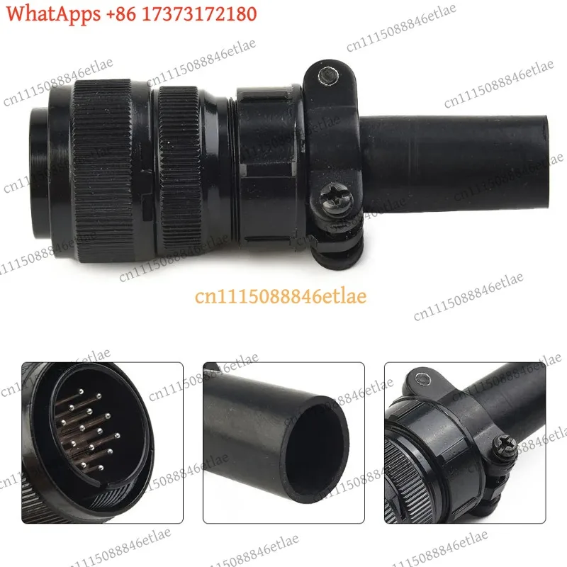14 Pin Male Metal Connector for TIG Welder, Replacement Part 136961 141162, Remote Current Control Cable, Welding Accessories