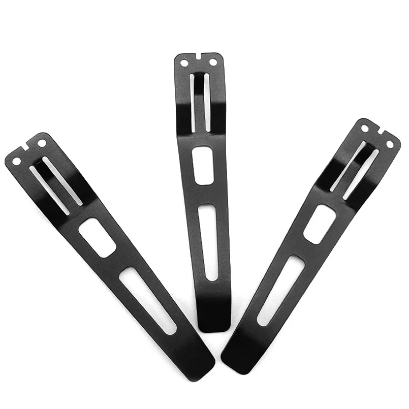 3 Colors Flashlight Titanium Back Clip Pocket Clamp for NITECORE EDC23 EDC25 EDC29 EDC37 Electric Torch Replacement Parts