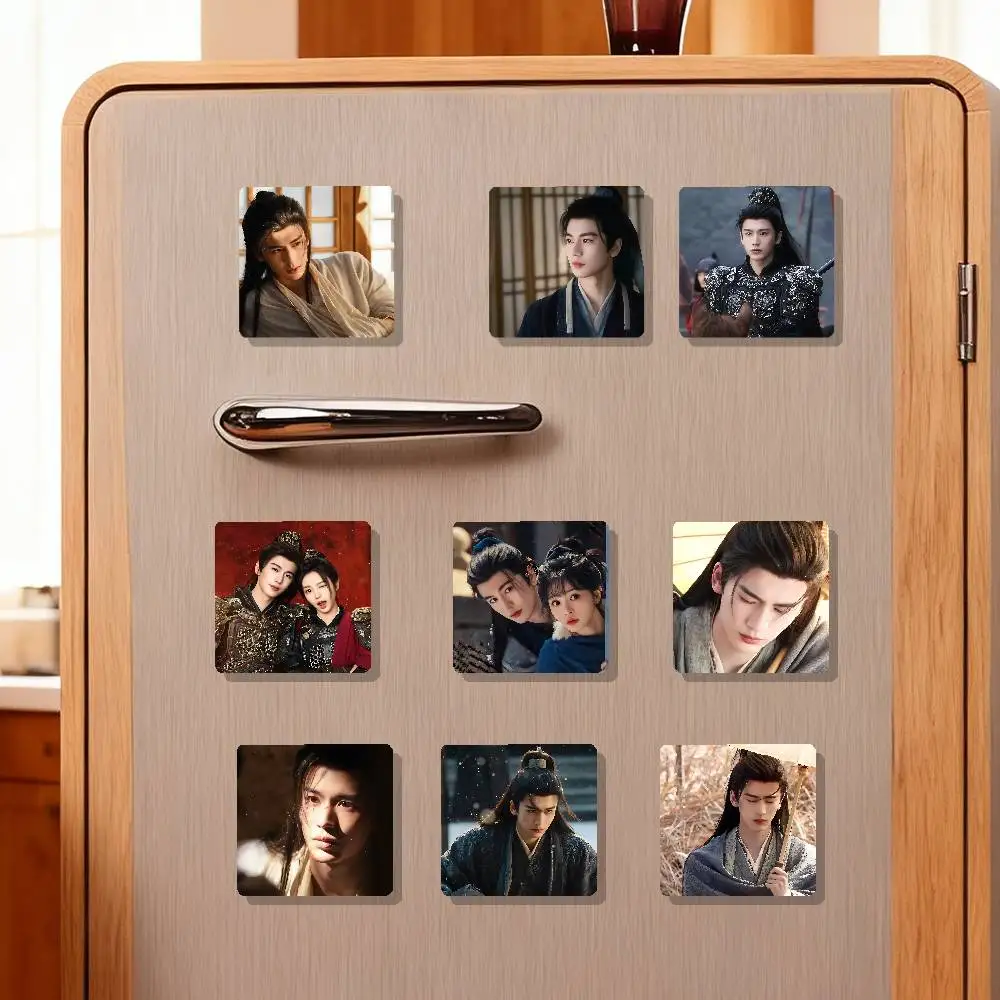 TV Pursuit Of Jade Square Refrigerator Magnet Personalized Creative Magnetic Stickers With Magnets