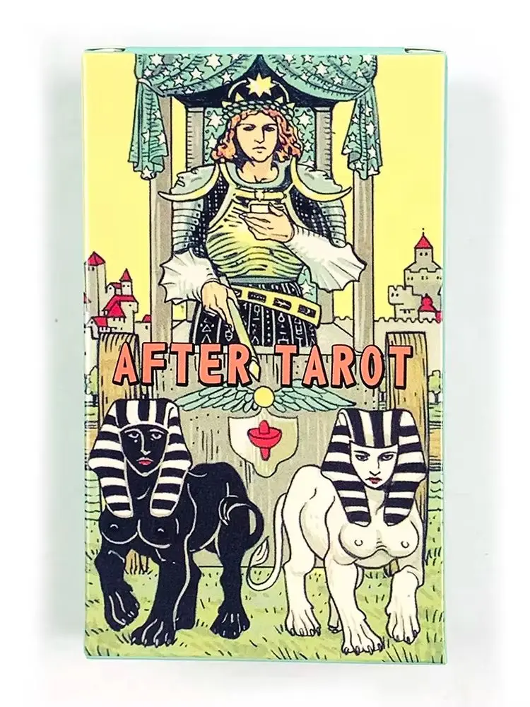 After Tarot Cards A 78 Cards English Visions Mysterious Divination Edition Borad Playing Games,Halloween and Christmas Games