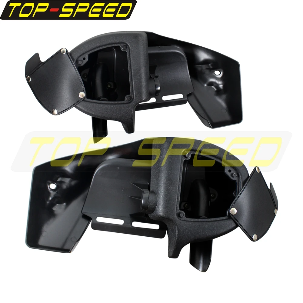 Motorcycle Left+Right Side ABS Lower Vented Leg Fairing Cover Box For Harley Touring Road King Street Glide FLT FLHT FLHRC 83-12