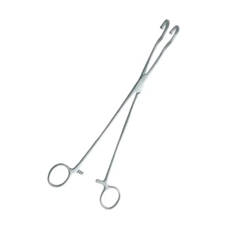 

Gynecology instruments reusable stainless steel Ligament hook shape forceps