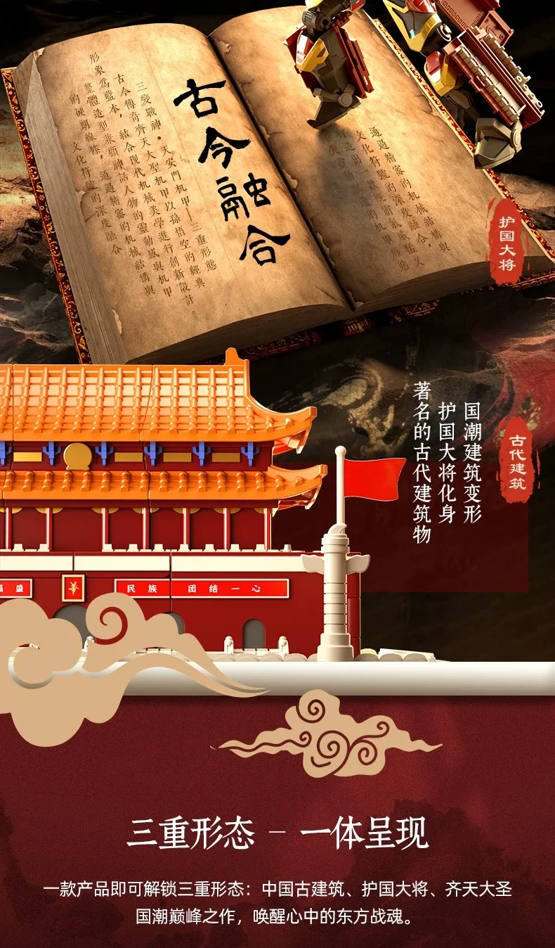 李江玩具 XT-1950 猿王変身 孫悟空 アクションフィギュア ロボットモデル玩具