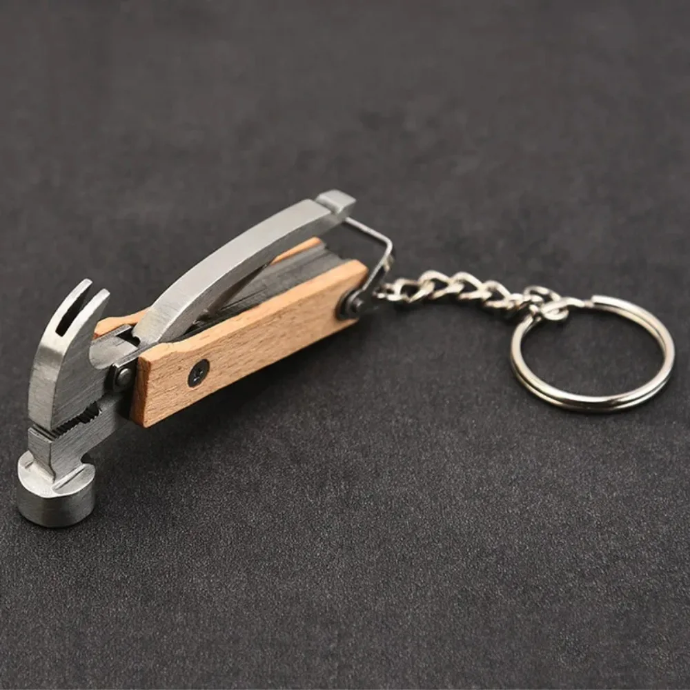 8-in-1 في الهواء الطلق متعدد المهام مطرقة بمخلب للرجال زوج الجد هدايا لصديقها أدوات باردة التخييم الاشياء بقاء أدوات