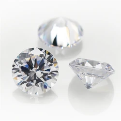 Size 0.8mm~12.0mm Round Cut Shape D EF Color Lab Grown Moissanite Loose Stone Test Positive (5mm-12mm With Certificate)