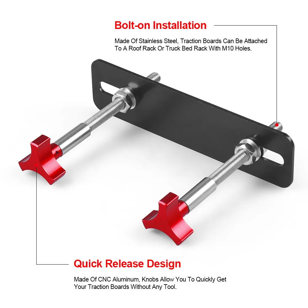 Mounting Pins Kits for Traction Boards Fit for All Recovery Tracks with 4.72\