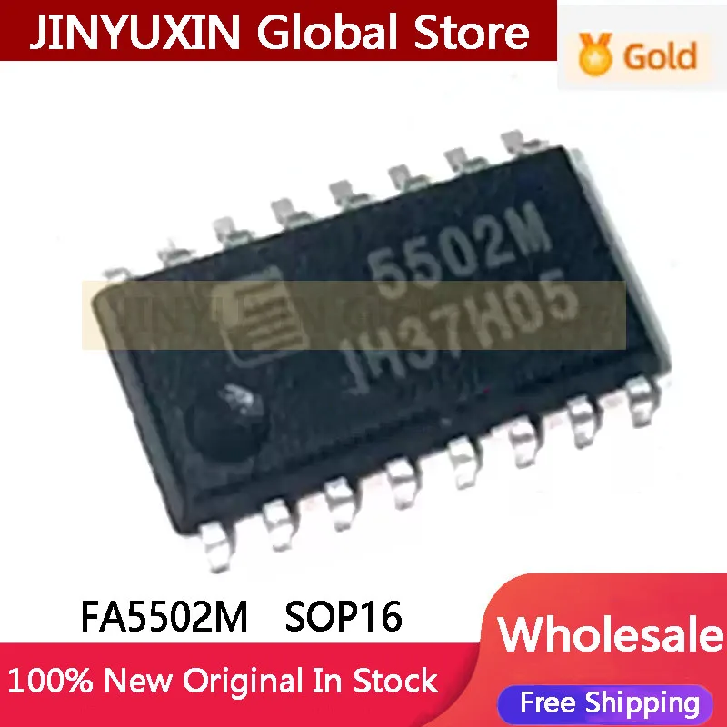 2Pcs FA5502M 5502M SOP-16 power factor calibration control chip In Stock Wholesale