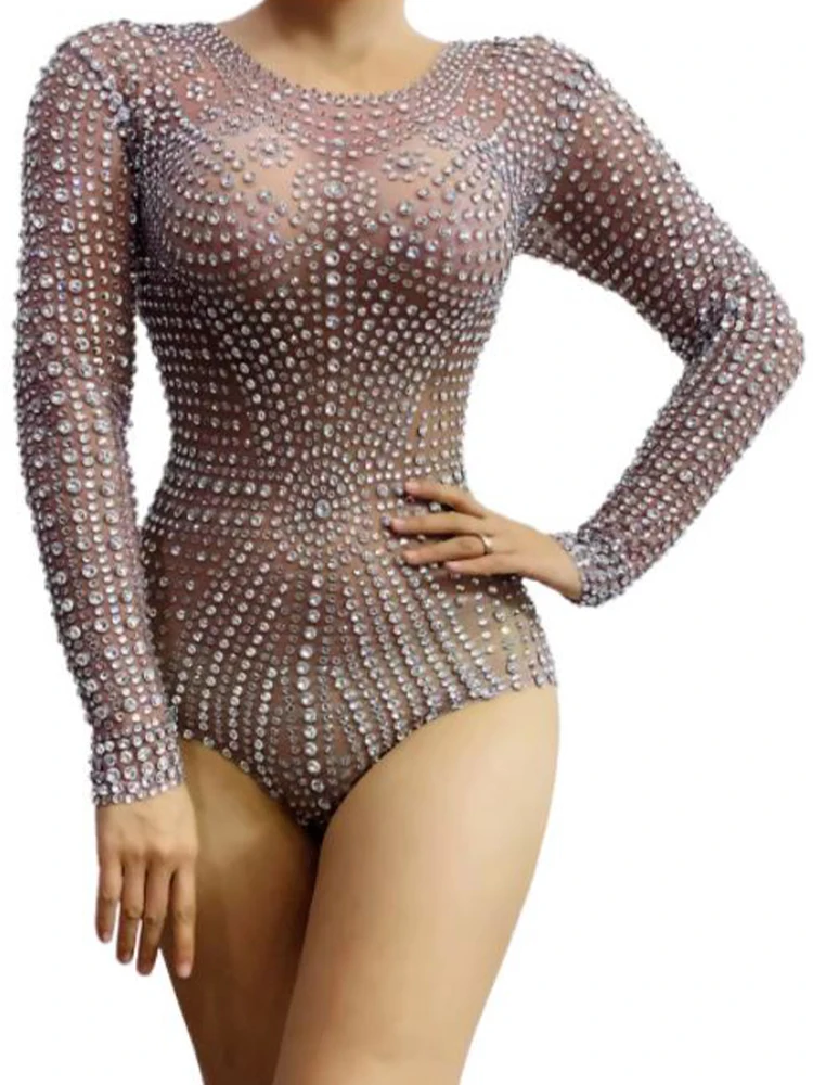 

High Quality Hot Diamond Sexy Buttocks Jumpsuit 2024 New Fashionable Women'S Customized Clothing