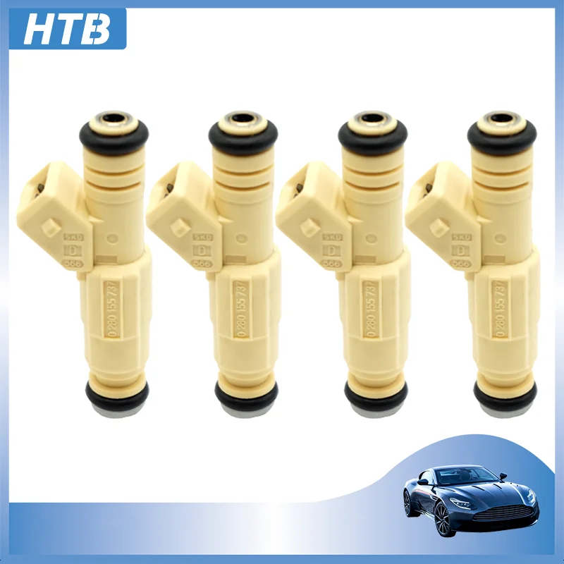 4PCS 0280155737 New High Quality Fuel Injector Nozzle For Ford V8 LS1 LT1 1986-2012 5.0 5.7 L Car Engine Injection