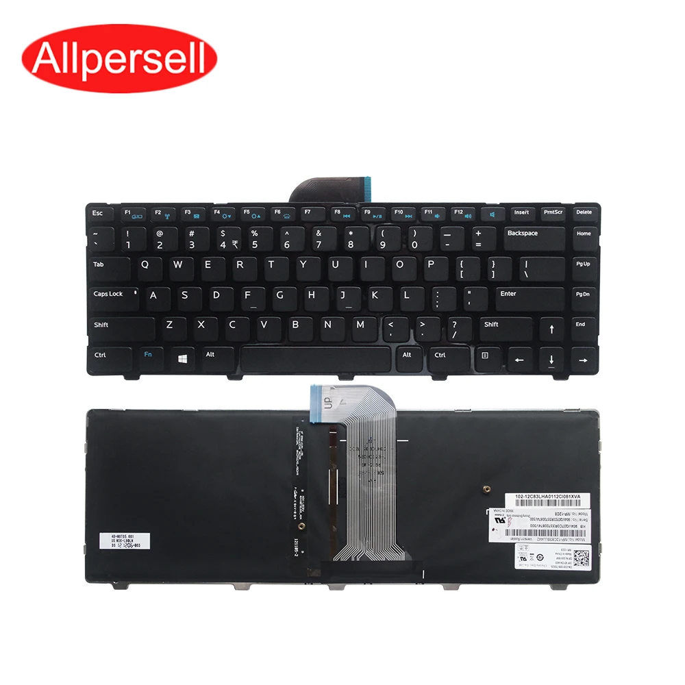 Laptop keyboard For Dell 3421 M431R 14R-5421 V3421 3437 2421 5437 notebook Black US Brand New