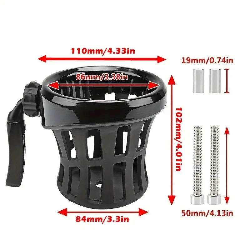 

Для коррозионностойкого алюминиевого подстаканника, подходящего для мотоциклов DCT с золотым крылом 2018-2022, подстаканника на руль