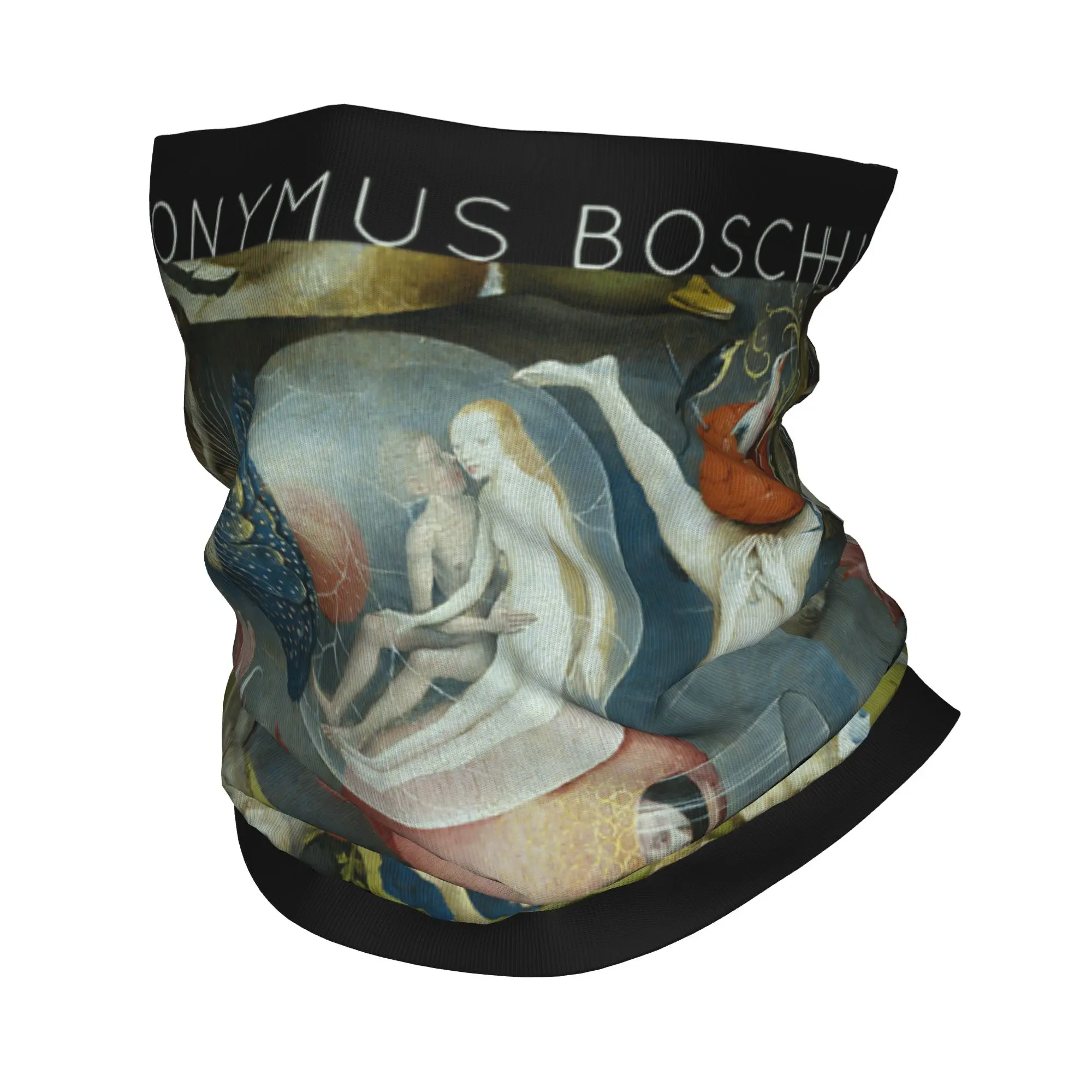Hieronymus-Bosch The Garden of Earthly Delight Bandana Neck Gaiter Balaclavas Face Mask Scarf Printed Headband Outdoor Adult