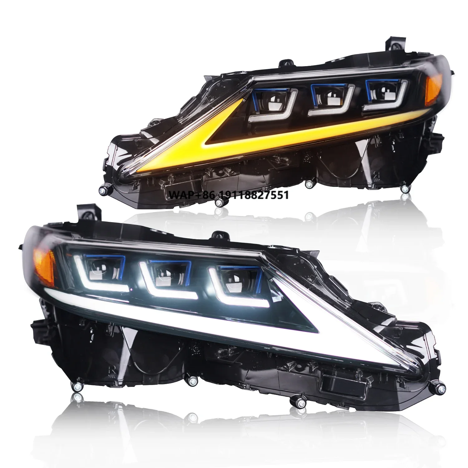 

Archaic Head Lamp Full LED Headlights for Camry 2018-2022 Car Headlights with Sequential Turn Signal Play and Play