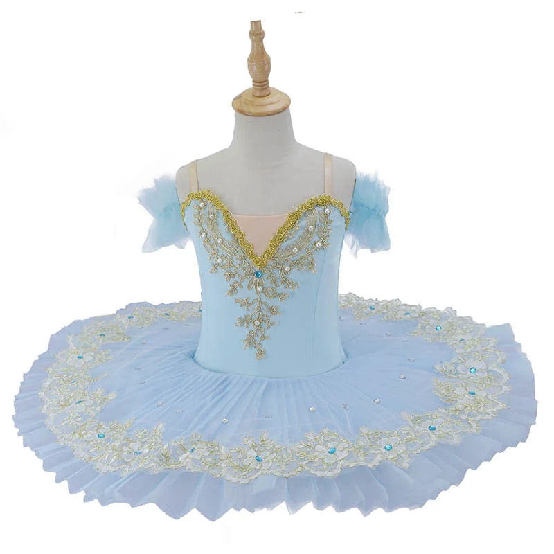 Children's Ballet Tutu Costumes little Swan dance Fluffy Gauze skirt suspenders female performance clothing