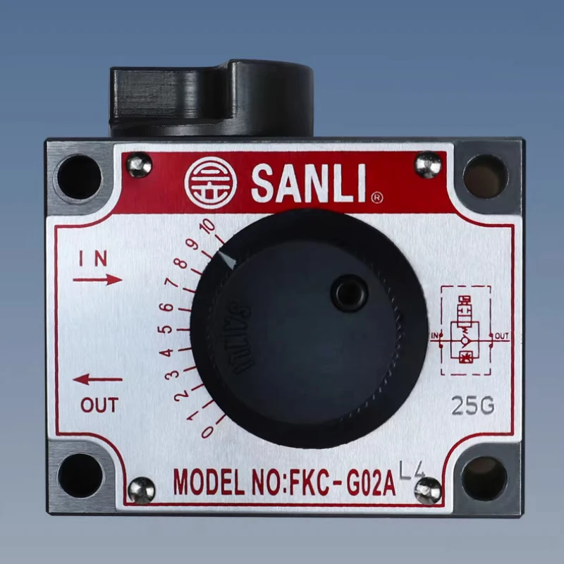 Taiwan SANLI Sanli hydraulic speed control flow valve cylinder lift control valve FNC-G02FKC-G03AL4
