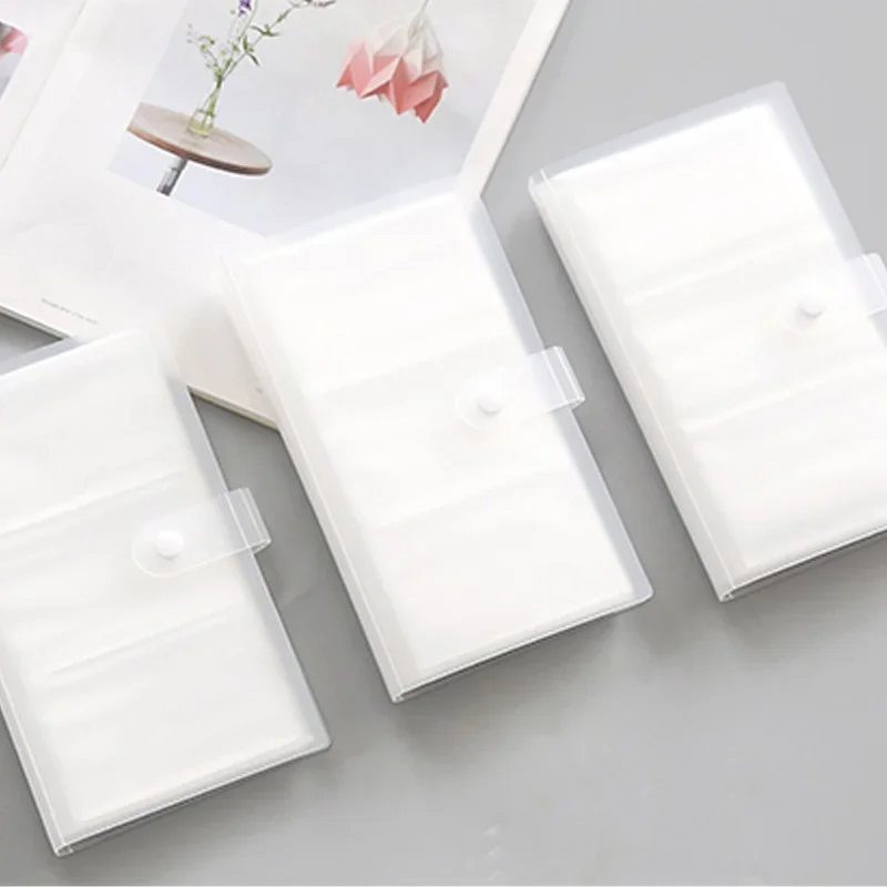 120/240 Cards Capacity Cards  Holder Binders Albums  For 58*90mm Cards Book Sleeve Photo Albums