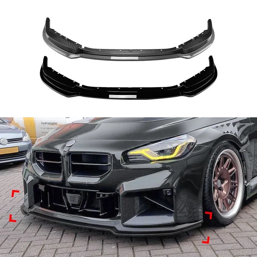 

For BMW 2 Series M2 G87 2023 2024 2025 Front Lip Spoiler Front Diffuser Protector Front Shovel Accessories Decoration Body Kit