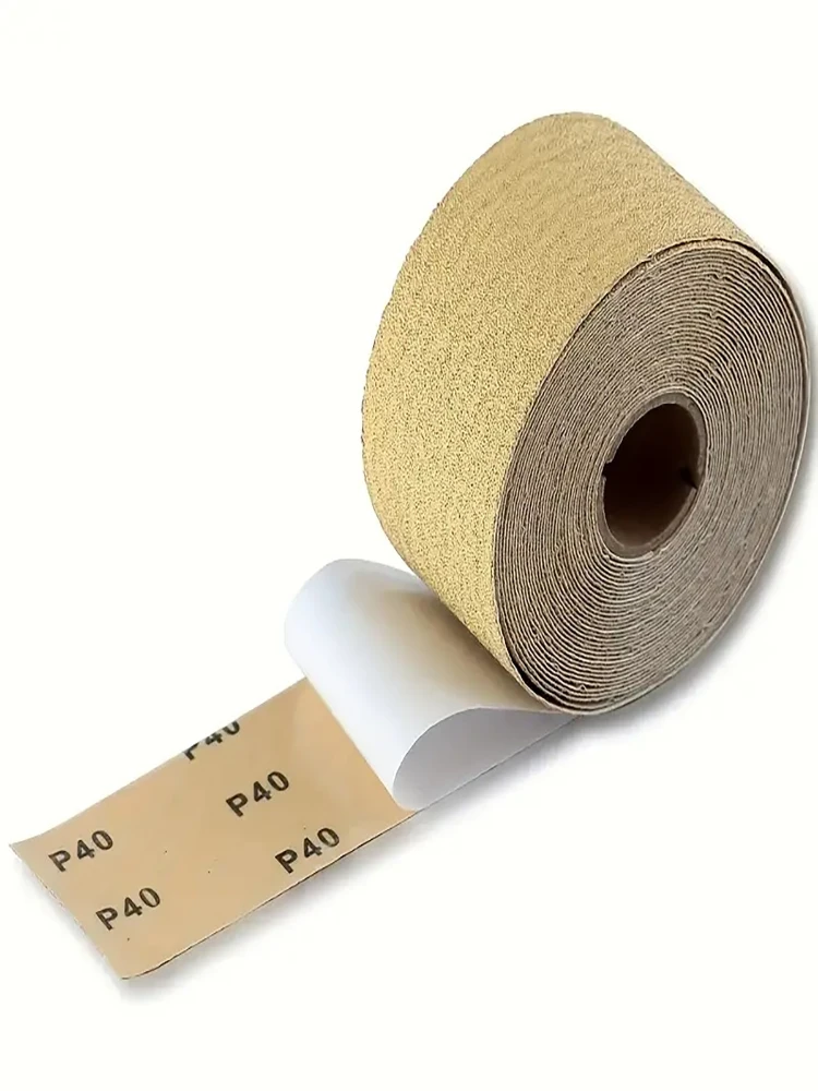 1 rol zelfklevend schuurpapier, afmeting 2-3/4 x 10, PSA zelfklevend schuurpapierblad, geschikt voor auto's en houtbewerking - afbeelding 2