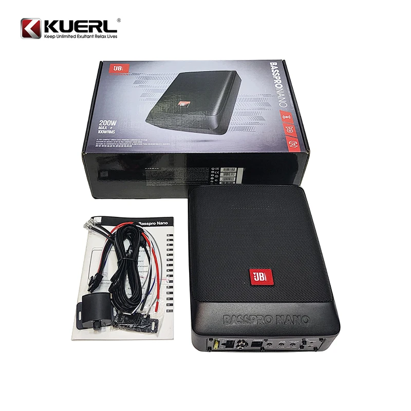 

12V Thin Car Subwoofer SPL Active Power Car Subwoofer 200W Car Audio Under Seat Woofer Automobile Subwoofer