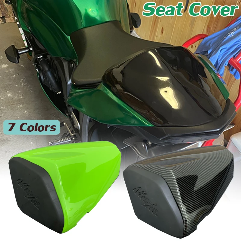 

Motorcycle Carbon Fiber Rear Seat Cowl Tail Cover Fairing For Kawasaki Ninja ZX6R ZX636 ZX 6R 636 2009-2018 ZX-6R Pillion Green