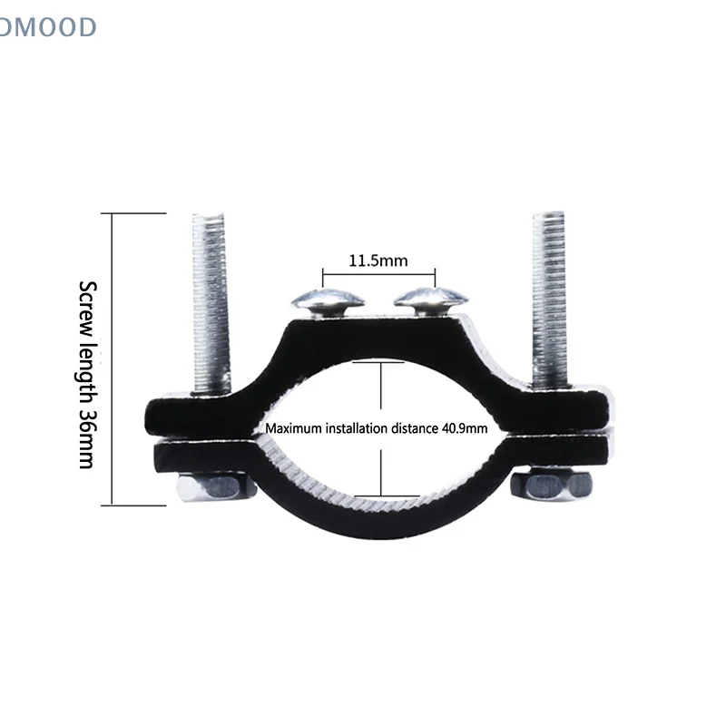 Staffa di montaggio universale per paraurti moto Supporto per asta di prolunga per faretto modificato per faro