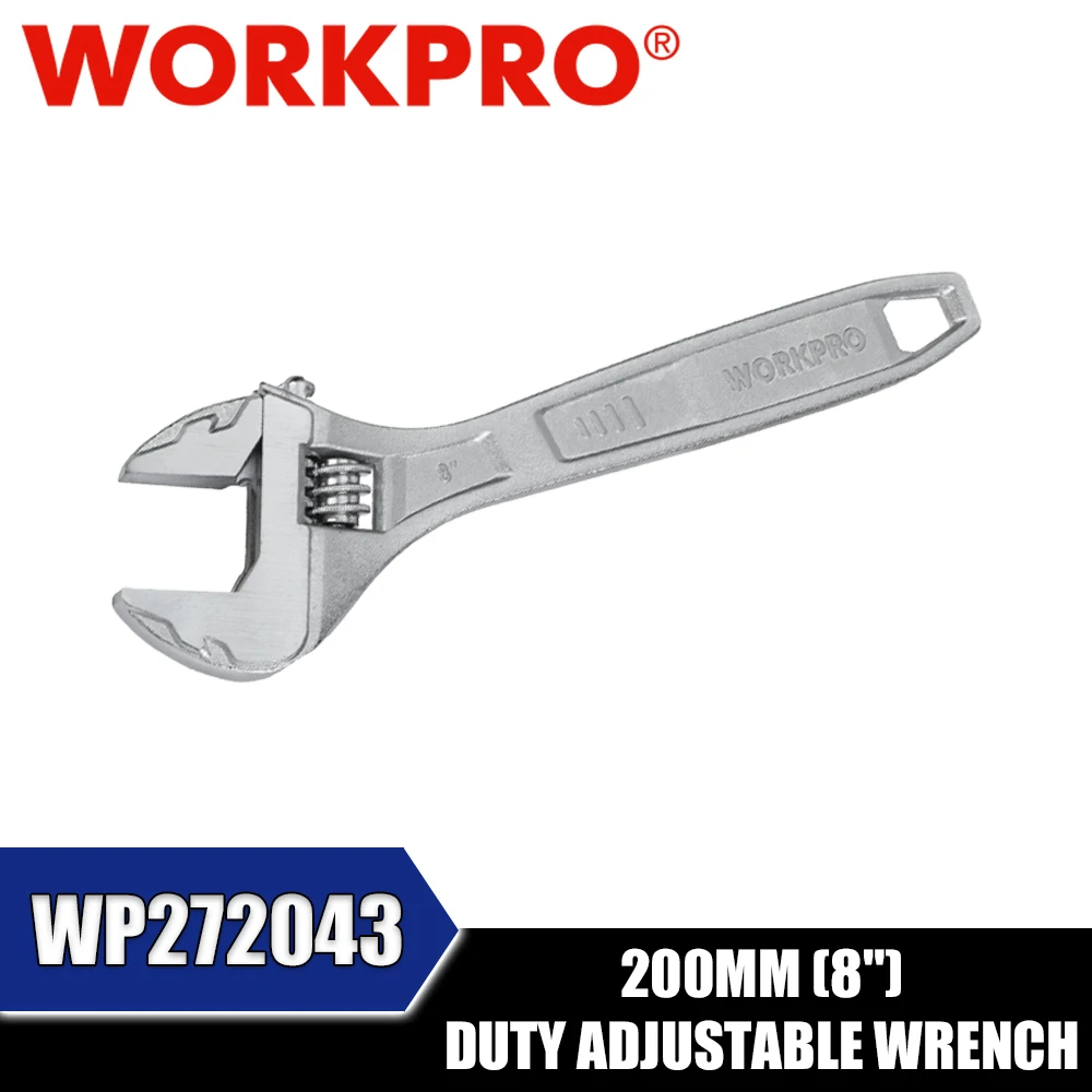 WORKPRO WP272043 WP272044 WP272045 Duty Adjustable Wrench Hand Tools