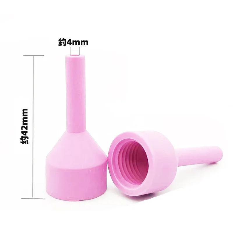 Argon arc welding gun accessories 150A gun head, extended ceramic nozzle, ceramic tip 4X42 mouth, handle TIG