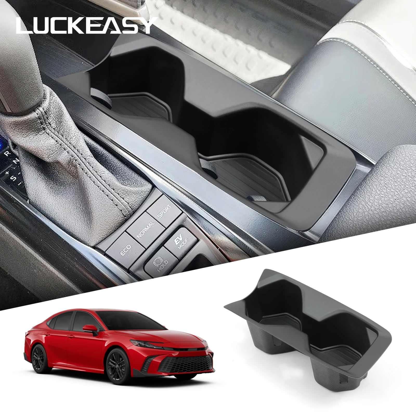 LUCKEASY for Toyota Camry 2024 2025 Water Cup Holder US Version Central Control Drinks Holder Water Cup Car Interior Accessories