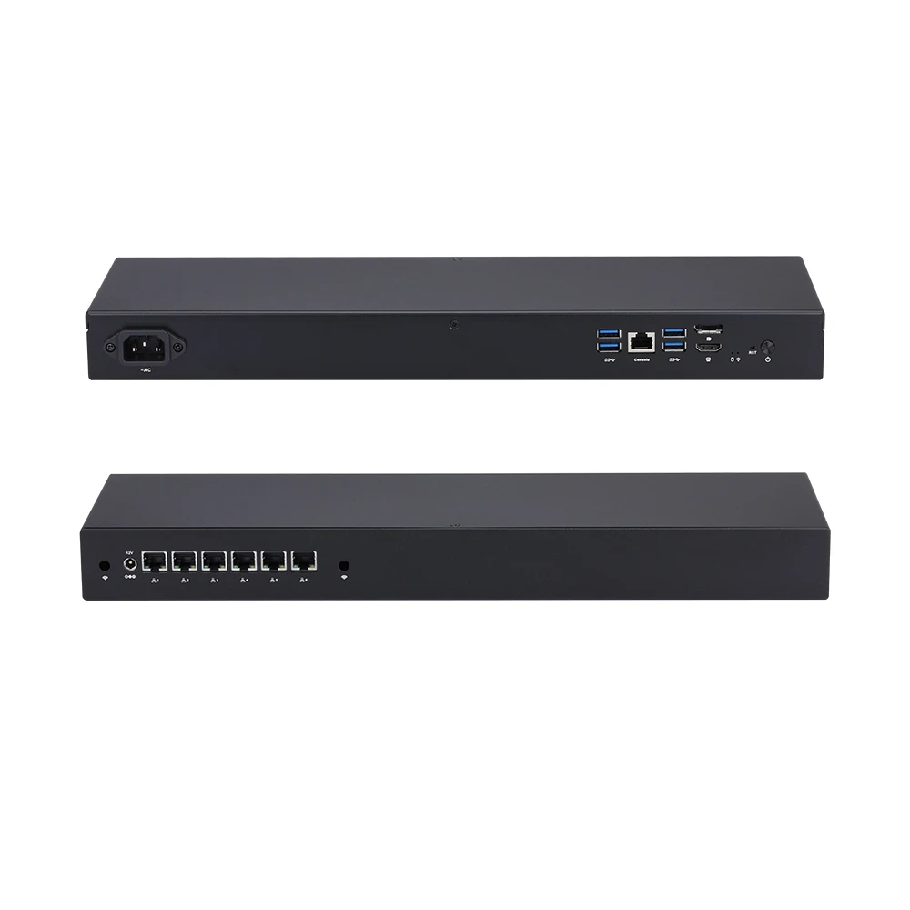 6x Intel i225V 2.5G LAN Console DP HD CPU Core i5-10210U Qotom Mini PC to DIY Soft Router Firewall Gateway