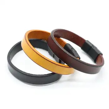 지아이치 빈티지 천연 가죽 끈 커프 팔찌, 남녀 공용 펑크 스타일 커플 주얼리 선물 8 best sales 랩 브레이슬릿 - №8