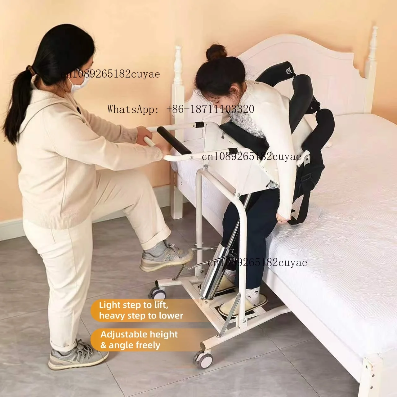 Hydraulic Patient Transfer Lift for Standing Support