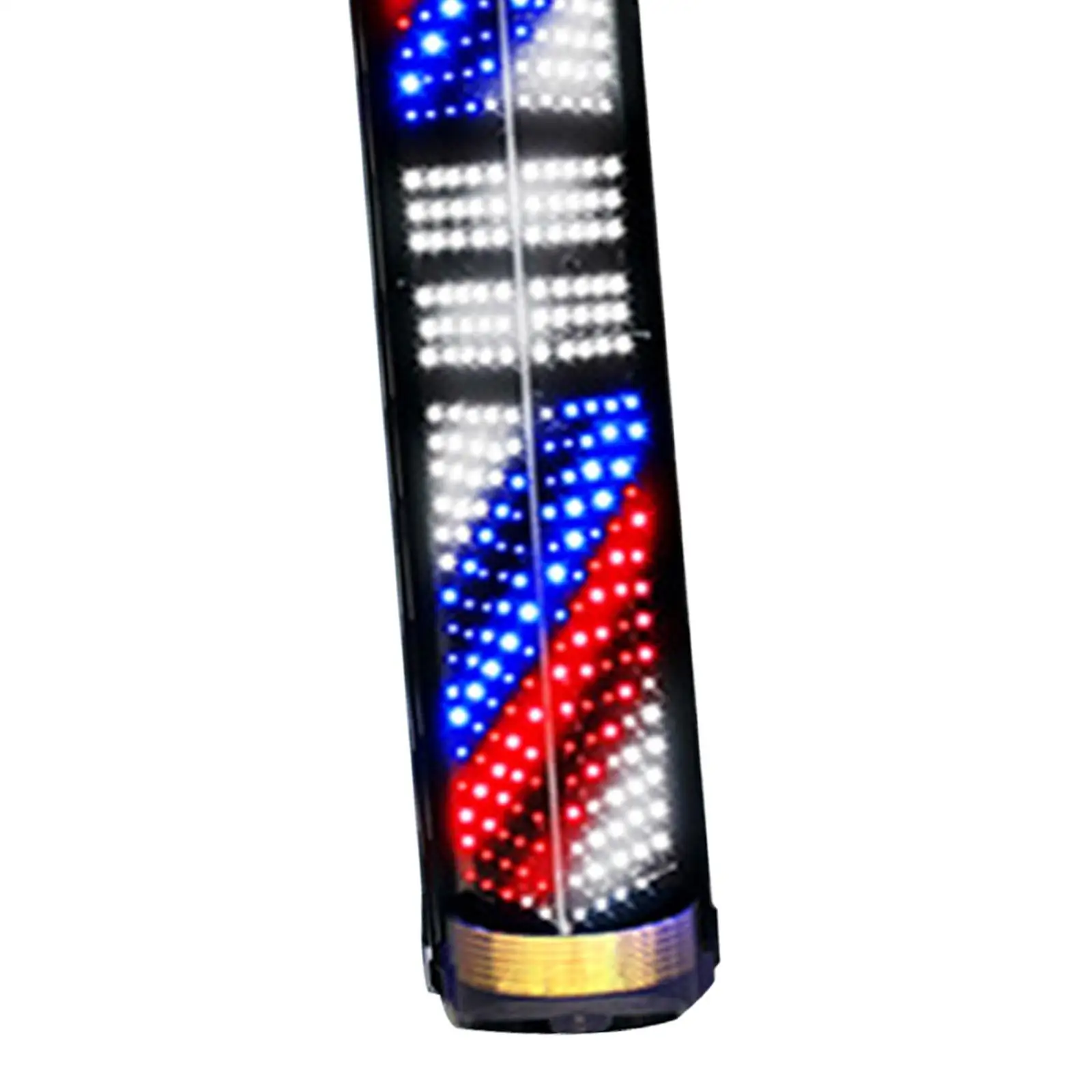 คลาสสิกหมุนเสาไฟ LED โคมไฟติดผนังโคมไฟแปลกใหม่กันน้ําร้านตัดผมป้ายเปิดสําหรับ Hairdressing Hair Salon