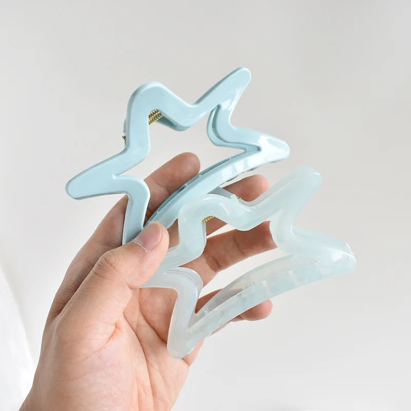 Acrylic grip clip Frosted Shark clip Simple hair clip Premium hair accessories Hair volume hair clip hair accessories