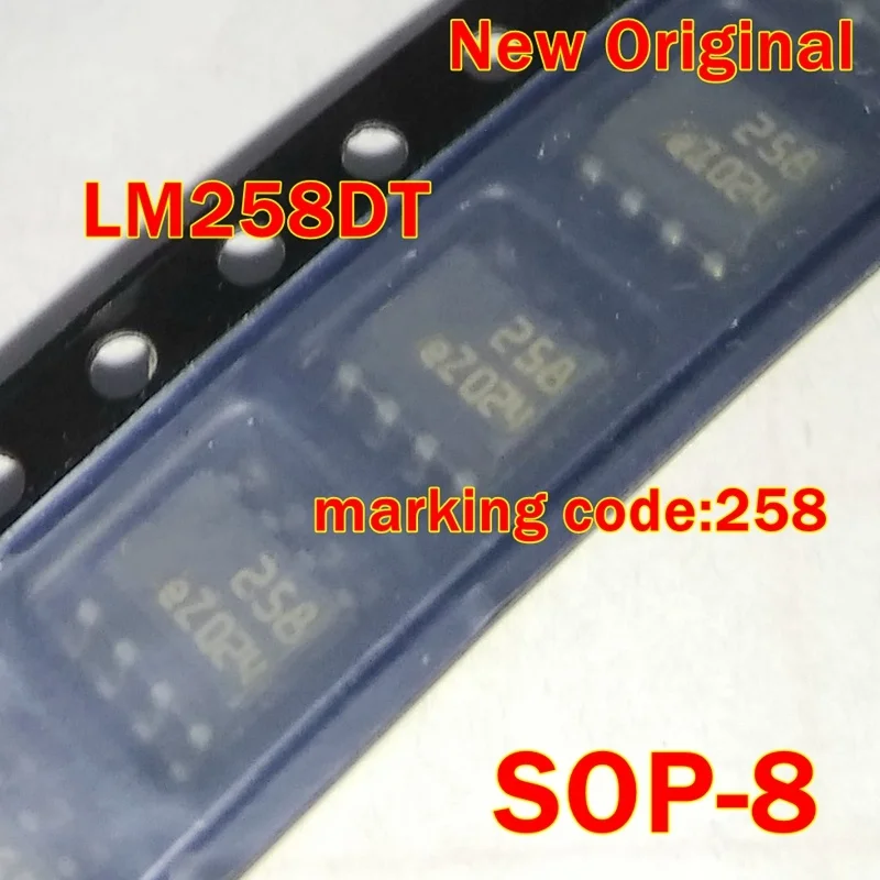 

Lm258 Lm258Dt Marking Code:258 Sop-8 New and Original Dual Operational Amplifiers