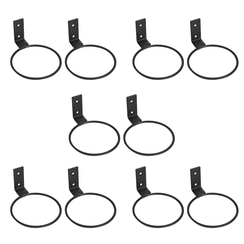 

10 Pack Foldable Ball Holder Wall Mounted,Sports Ball Display Rack For Basketball Volleyball Rugby Soccer Football