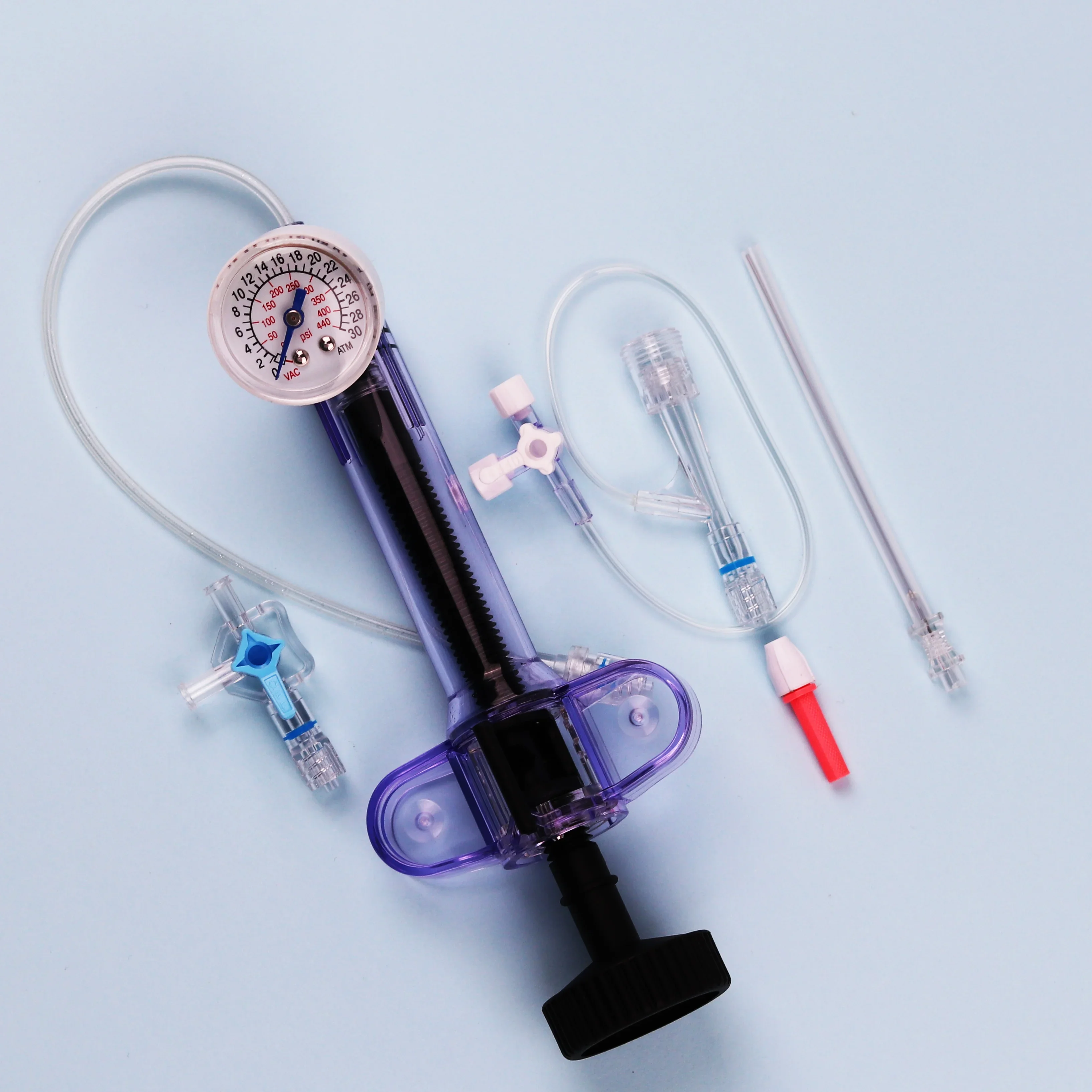 Medical Inflator Balloon Catheter Cardiology  PTCA Balloon Inflation Device