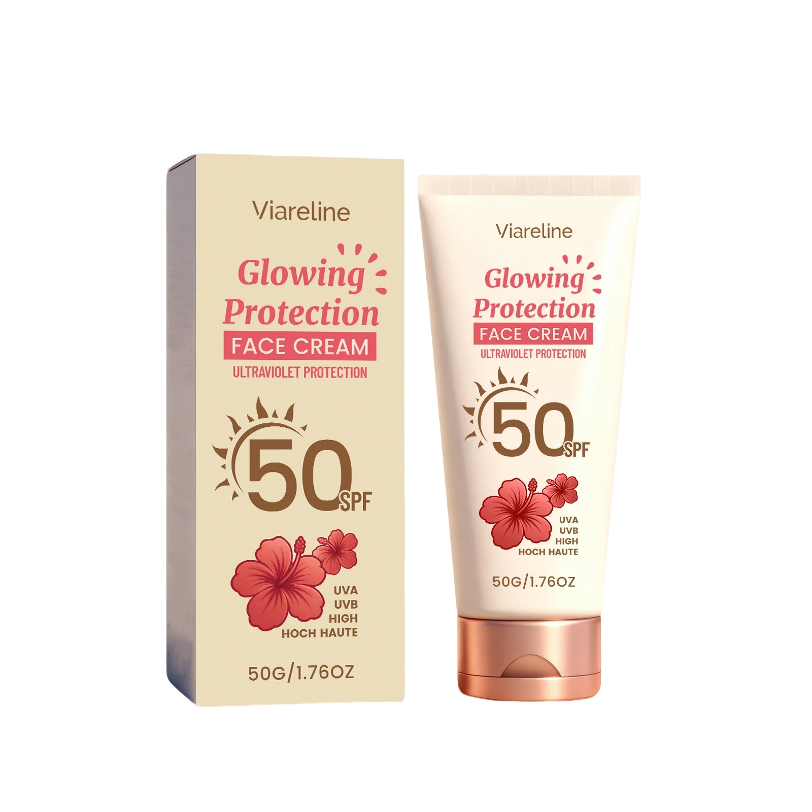 Viareline Facial Body Sunscree - Face Moisturizer Spf 评论和价格