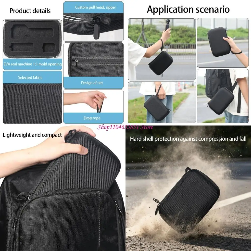 Small Travel Case Camera & Accessories Organiser Suitable for Camera 4 