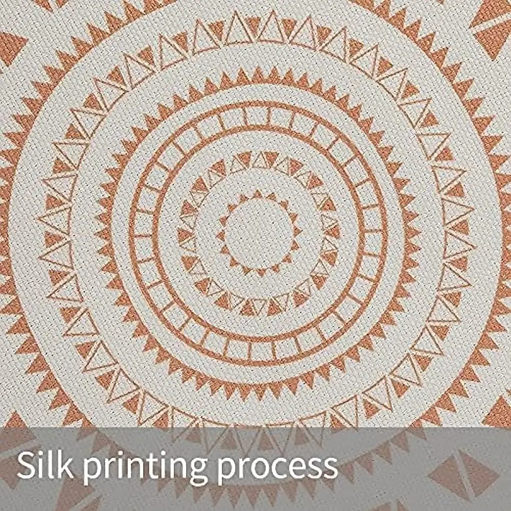 Capas de Pufe Redondas, Boho Coloridas, Geométricas, Otomanas, Capa com Alça Design, Decoração, Banquinho para Viver