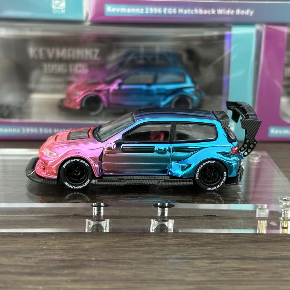 DCM 1:64 Kevmannz 1996 EG6 Fließheck Wide Body Druckguss-Modellauto